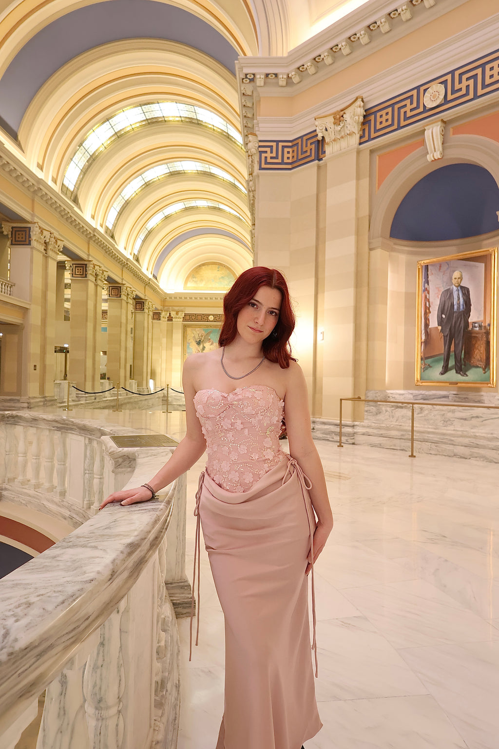 Pink Lace Corset Dress — Classic Fixed Skirt Version Final sale - 5 left