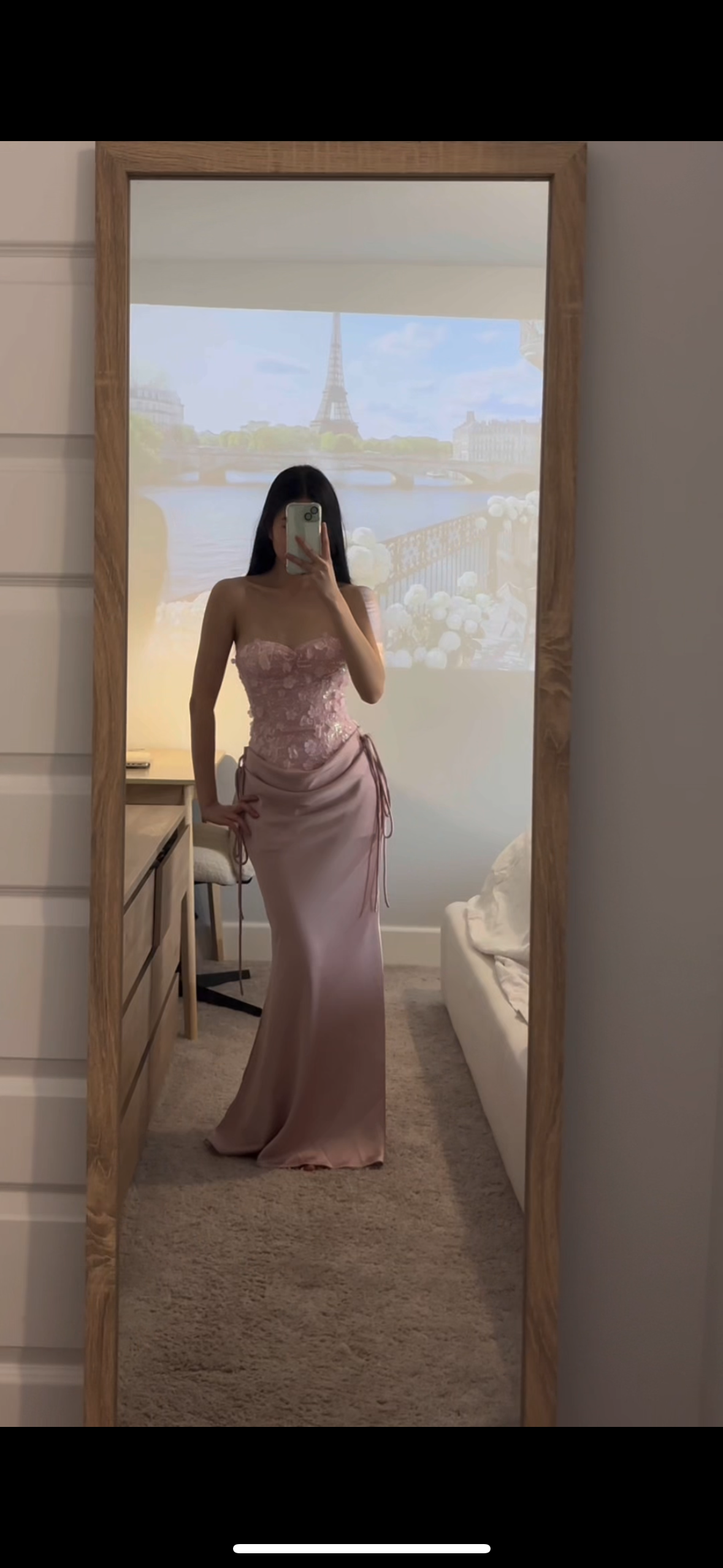 Pink Lace Corset Dress — Classic Fixed Skirt Version Final sale - 5 left